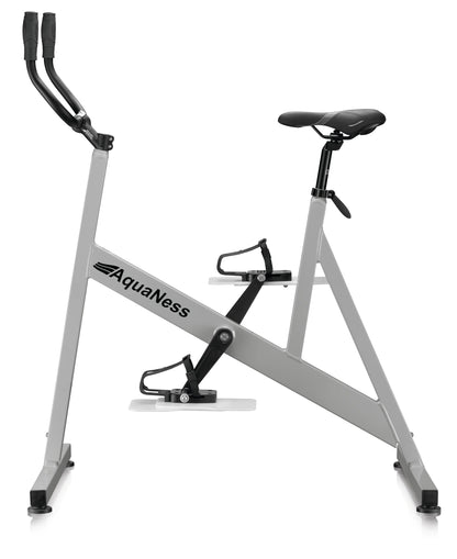 Aquatec Aquabike designed for aquatic cycling, low-impact cardio workouts, and water-based fitness training. Built for use in pool environments, this aquatic exercise bike supports cardiovascular conditioning, muscle strengthening, rehabilitation, and overall wellness through smooth underwater movement.