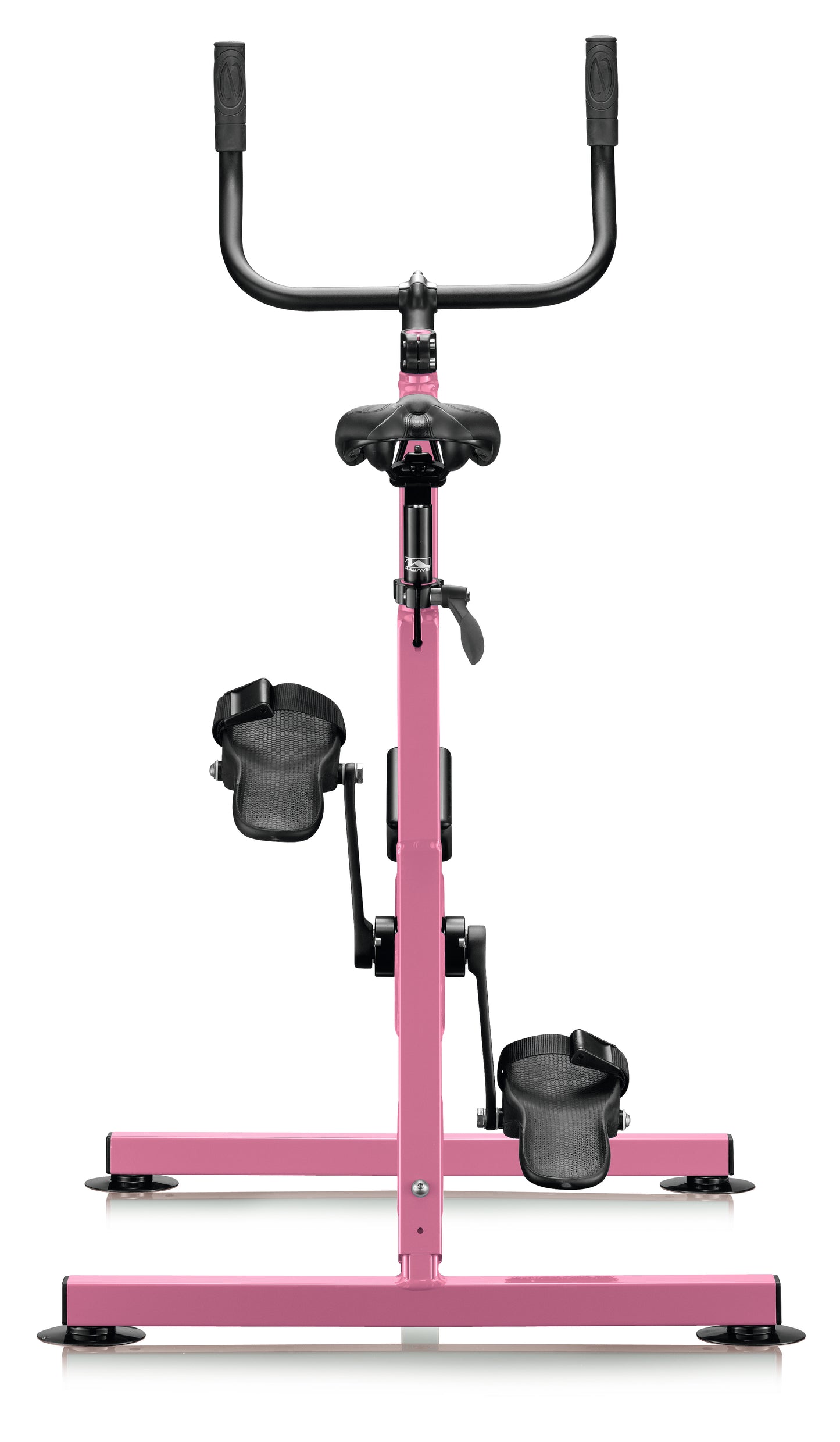 AquaNess V2 The Active aquatic exercise bike featuring a corrosion-resistant frame, adjustable saddle, ergonomic handlebars, and secure foot pedals with straps. The water cycling bike is shown in a studio setting and is designed for aquatic fitness, pool workouts, rehabilitation, and low-impact cardiovascular training.